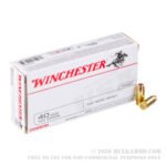 500 Rounds of .40 S&W Ammo by Winchester - 165gr FMJ - Image 3