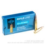 20 Rounds of 7.5x55mm Swiss Ammo by Prvi Partizan - 174gr SP - Image 4