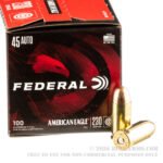 500 Rounds of .45 ACP Ammo by Federal American Eagle - 230gr FMJ - Image 3