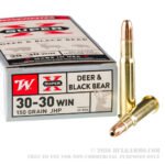 200 Rounds of 30-30 Win Ammo by Winchester Super-X - 150gr JHP