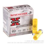 250 Rounds of 20ga Ammo by Winchester Super-X - #6 lead shot - Image 2