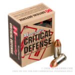 20 Rounds of .45 ACP +P Ammo by Hornady Critical Defense - 185gr JHP - Image 2