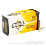 50 Rounds of .357 Mag Ammo by Armscor - 158gr FMJ - Image 3