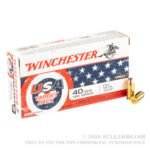 500 Rounds of 40 S&W Ammo by Winchester USA Target Pack - 180gr FMJ - Image 4