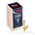 50 Rounds of .22 WMR Ammo by CCI - 40gr TMJ - Image 5