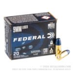 20 Rounds of 9mm Ammo by Federal Syntech Defense - 138gr SHP - Image 4