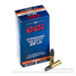 50 Rounds of .22 LR Standard Velocity Ammo by CCI - 40gr LRN - Image 2