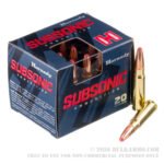 20 Rounds of 7.62x39 Ammo by Hornady Subsonic - 255gr Sub-X - Image 2