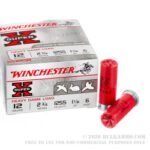 250 Rounds of 12ga 2-3/4" Ammo by Winchester Super-X Game & Field - #6 shot