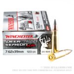 20 Rounds of 7.62x39mm Ammo by Winchester Deer Season XP - 123gr XP