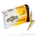 20 Rounds of .223 Rem Ammo by Armscor USA - 55gr PSP - Image 4