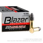 50 Rounds of .22 LR Ammo by CCI - 40gr LRN