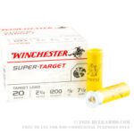 250 Rounds of 20ga Ammo by Winchester - 7/8 ounce #7 1/2 shot