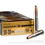 20 Rounds of 30-30 Win Ammo by Federal - 150gr Trophy Copper