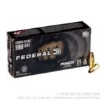 50 Rounds of 9mm Ammo by Federal Punch - 124gr JHP - Image 4