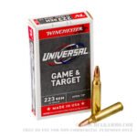 1000 Rounds of .223 Ammo by Winchester Universal Game & Target - 62gr Open Tip
