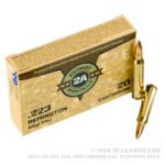 20 Rounds of .223 Ammo by Patriot Sports - 55gr FMJ - Image 4