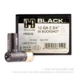 100 Rounds of 12ga Ammo by Hornady BLACK - 00 Buck - Image 4