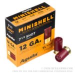 250 Rounds of 12ga Ammo by Aguila Minishell - 5/8 ounce #7 1/2 shot - Image 3