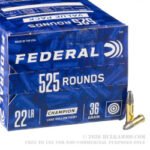 525 Rounds of .22 LR Ammo by Federal Champion - 36gr LHP - Image 4