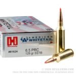 20 Rounds of 6.5 Creedmoor Ammo by Hornady American Whitetail Tipped - 129gr SST