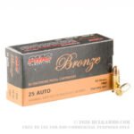 50 Rounds of .25 ACP Ammo by PMC - 50gr FMJ - Image 4