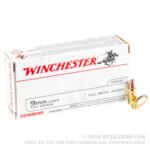 50 Rounds of 9mm Ammo by Winchester - 147gr FMJFN - Image 5