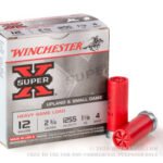 25 Rounds of 12ga Ammo by Winchester Super-X - 2-3/4" 1 1/8 ounce #4 shot - Image 2