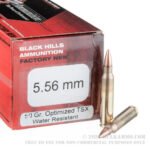 50 Rounds of 5.56x45 Ammo by Black Hills Ammunition - 50gr TSX