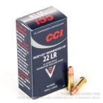 500 Rounds of .22 LR Ammo by CCI Quiet-22 - 40gr SHP - Image 2