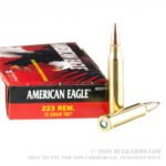 20 Rounds of .223 Rem Ammo by Federal American Eagle - 75gr TMJ