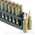 20 Rounds of 6.5mm Grendel Ammo by Wolf Military Classic - 100 gr FMJ - Image 2