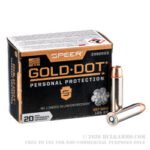 20 Rounds of .357 Mag Ammo by Speer Gold Dot - 125gr JHP - Image 4