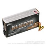 1000 Rounds of 9mm Ammo by Blazer Brass - 115gr FMJ - Image 2