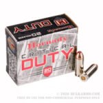 200 Rounds of 10mm Ammo by Hornady Critical Duty - 175gr FlexLock - Image 3