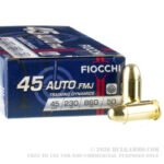 1000 Rounds of .45 ACP Ammo by Fiocchi - 230gr FMJ - Image 6