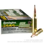 20 Rounds of 6.5 Creedmoor Ammo by Remington - 130gr Scirocco Bonded