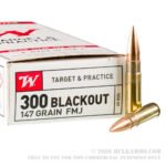 200 Rounds of .300 AAC Blackout Ammo by Winchester USA - 147gr FMJ - Image 4