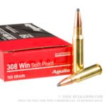 20 Rounds of .308 Win Ammo by Aguila - 150gr SP