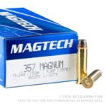 50 Rounds of .357 Mag Ammo by Magtech - 158gr SJHP