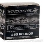 1400 Rounds of .22 LR Ammo by Winchester Super Suppressed - 45gr CPRN
