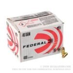 400 Rounds of .40 S&W Ammo by Federal Champion - 180gr FMJ - Image 4
