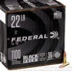 1100 Rounds of .22 LR Ammo by Federal Black Pack - 36gr CPHP - Image 4