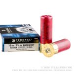 5 Rounds of 12ga Ammo by Federal Power-Shok - 2-3/4" 00 Buck