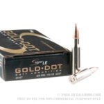20 Rounds of .308 Win Ammo by Speer Gold Dot - 150gr SP