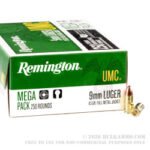 500 Rounds of 9mm Ammo by Federal Champion - 115gr FMJ