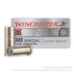 500 Rounds of .38 Spl Ammo by Winchester Super-X - 148gr Wadcutter - Image 5